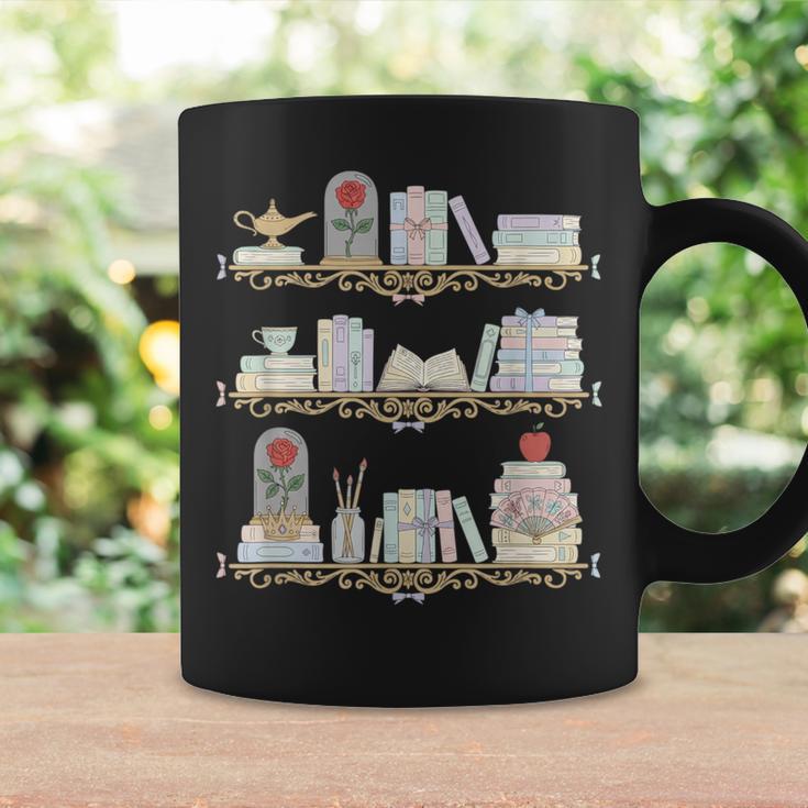 Belle Inspired Book Shelf Art Rose Book Lover For Women Graphic Print Coffee Mug Gifts ideas