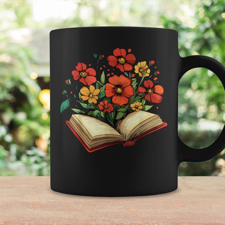 Book With Blooming Flowers Reading Nature Garden Graphic Print Coffee Mug Gifts ideas Book With Blooming Flowers Reading Nature Garden Graphic Print Coffee Mug Gifts ideas