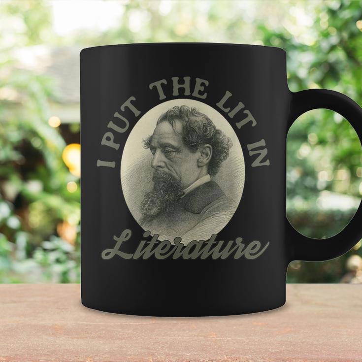 Book Club I Put The Lit In Literature Charles Dickens Graphic Print Coffee Mug Gifts ideas