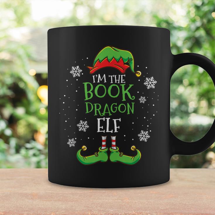 Im The Book Dragon Elf Christmas Librarian Graphic Print Coffee Mug Gifts ideas