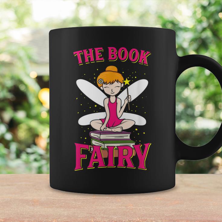 The Book Fairy Reading Teacher Librarian Men Women Graphic Print Coffee Mug Gifts ideas
