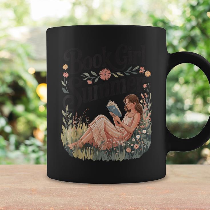 Book Girl Summer Vacation Bookworm Beach Girly Graphic Print Coffee Mug Gifts ideas