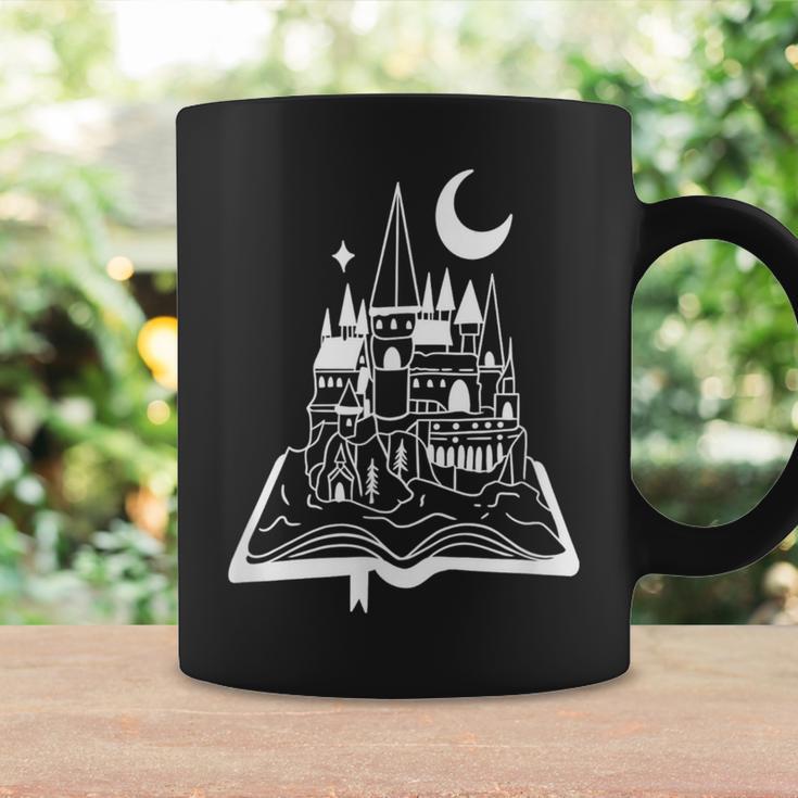 Book Lover Fantasy Fairy Tales Castle Christmas Reading Fan Graphic Print Coffee Mug Gifts ideas