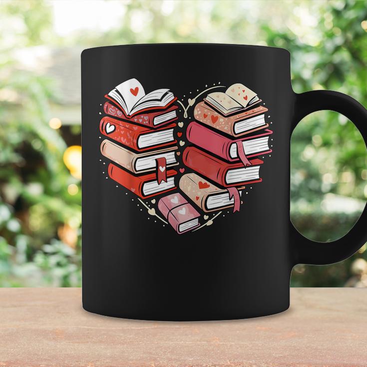 Book Lover Heart Shape Reading Librarian Valentine Men Women Graphic Print Coffee Mug Gifts ideas