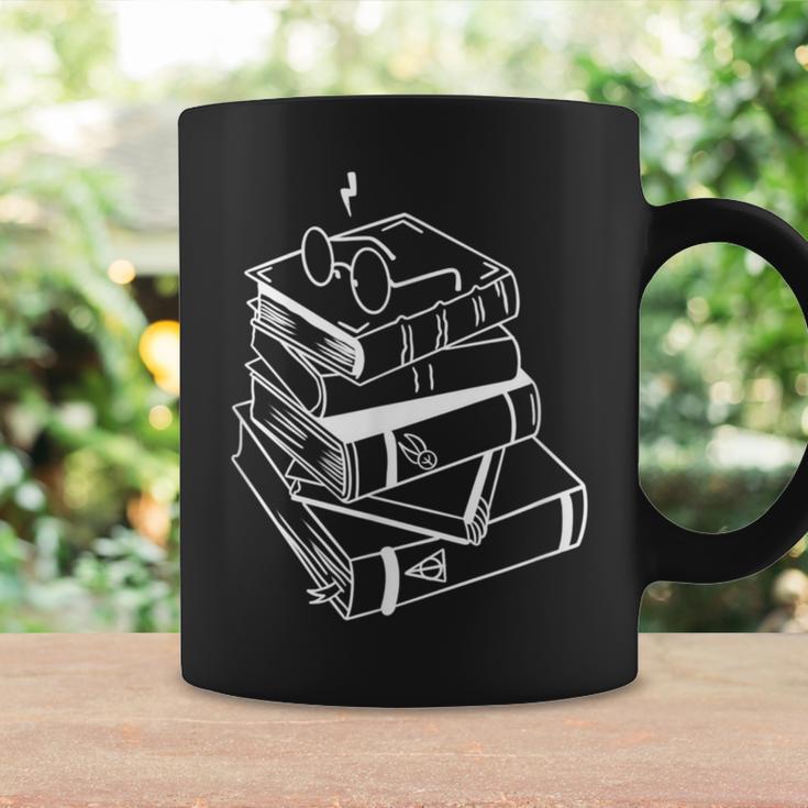 Book Lover Magical Wizard Christmas Reading Fan Graphic Print Coffee Mug Gifts ideas