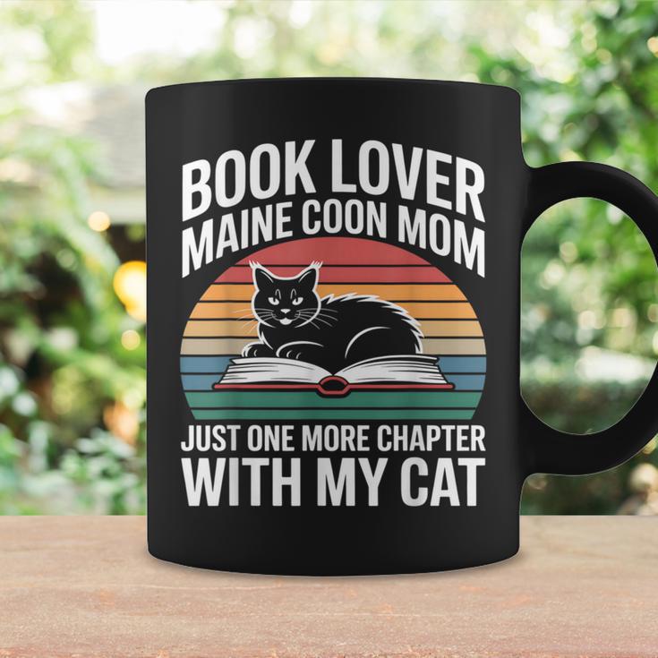 Book Lover Maine Coon Mom Just One More Chapter With My Cat Graphic Print Coffee Mug Gifts ideas