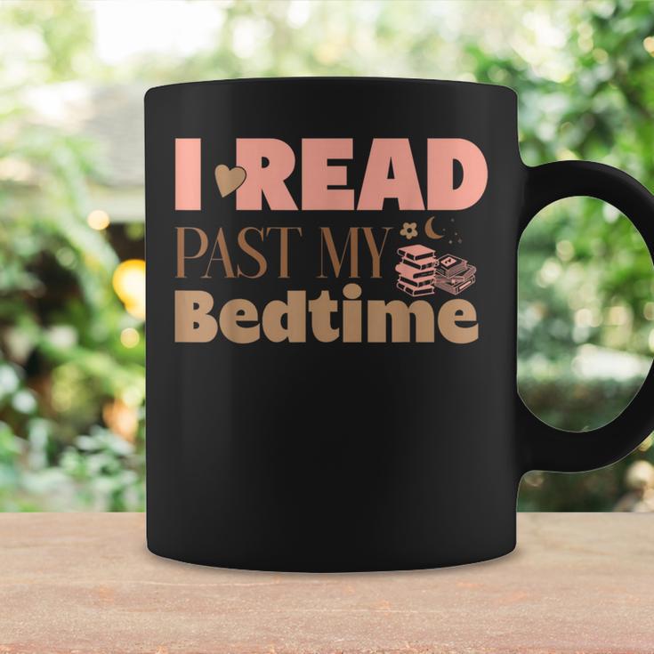 Book Lover I Read Past My Bedtime Bookworm Reader Librarian Graphic Print Coffee Mug Gifts ideas