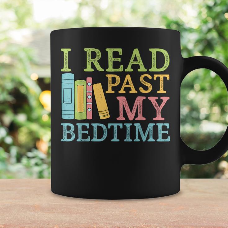 Book Lover I Read Past My Bedtime Bookworm Reader Librarians Graphic Print Coffee Mug Gifts ideas