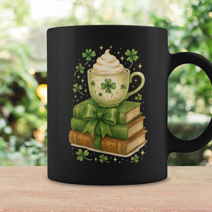 Book Lover St Patricks Day Teacher Cosy Librarycore Graphic Print Coffee Mug Gifts ideas
