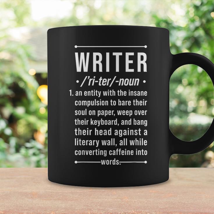 Book Lovers & Writer Co -Adults Fun Writer Noun Definition Cotton Blend Short Sleeve Graphic Print Coffee Mug Gifts ideas