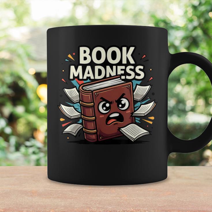 Book Madness Reading Lover School Humor Graphic Print Coffee Mug Gifts ideas