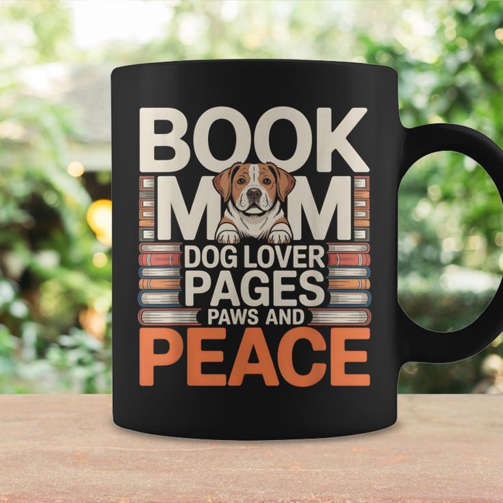 Book Mom Dog Lover Pages Paws And Peace Reading Graphic Print Coffee Mug Gifts ideas Book Mom Dog Lover Pages Paws And Peace Reading Graphic Print Coffee Mug Gifts ideas