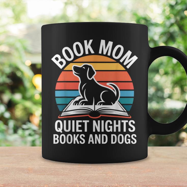 Book Mom Quiet Nights Books And Dogs Graphic Print Coffee Mug Gifts ideas
