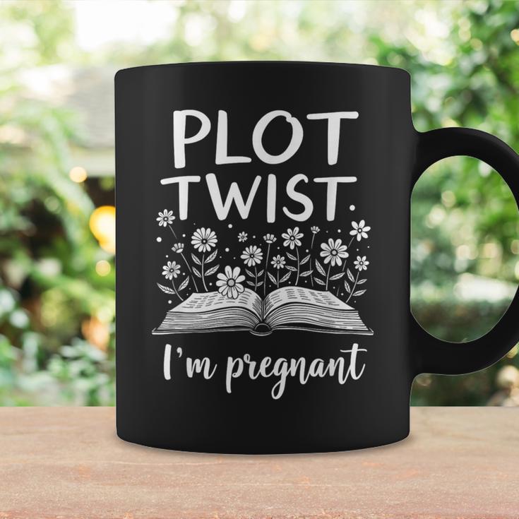 Book Reader Bookworm Plot Twist I'm Pregnant Graphic Print Coffee Mug Gifts ideas