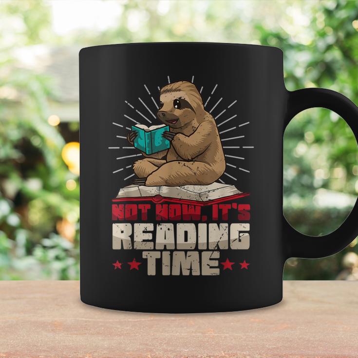 Book Reader Sloth Bookworm Reading Book Club Graphic Print Coffee Mug Gifts ideas