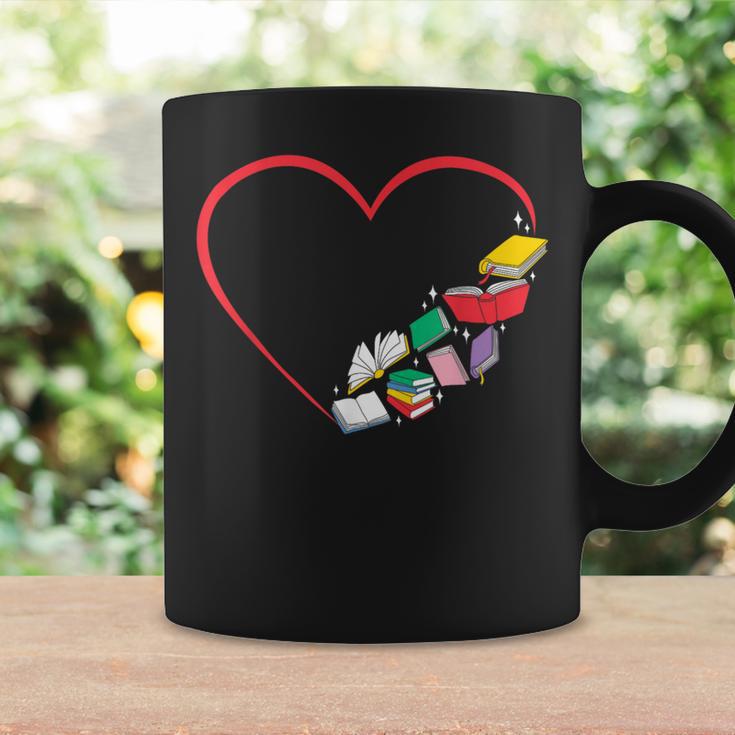 Book Reading Books Heart Graphic Print Coffee Mug Gifts ideas