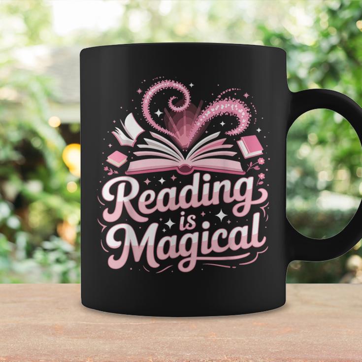 Book Reading Reading Is Magical Graphic Print Coffee Mug Gifts ideas