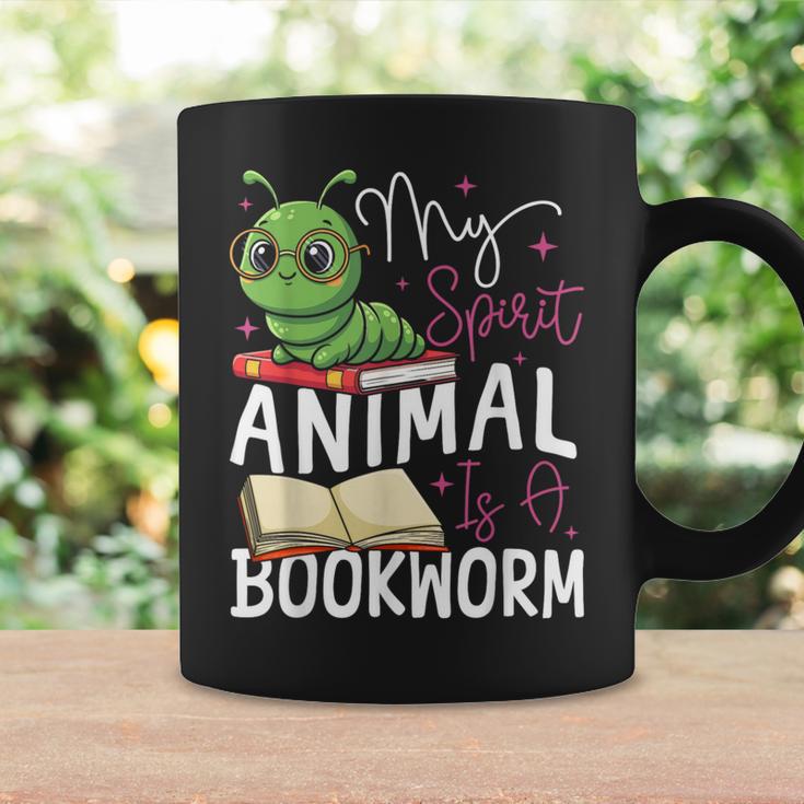 Book Reading My Spirit Animal Is A Bookworm Graphic Print Coffee Mug Gifts ideas