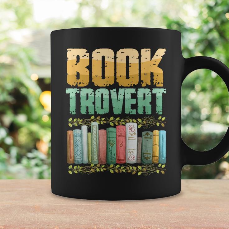 Book Trovert Introvert Reader Graphic Print Coffee Mug Gifts ideas