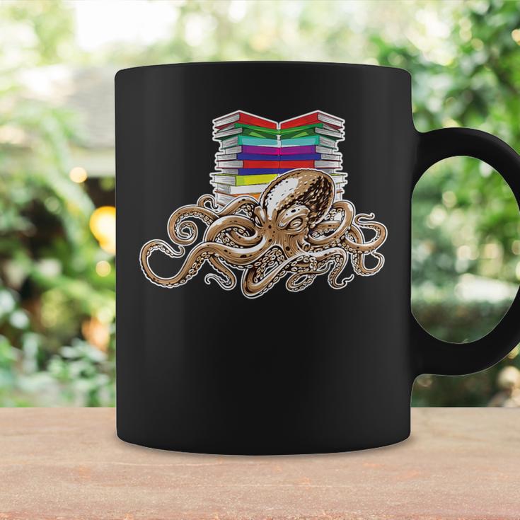 Book-Worm Octopus Reader Teacher Nerd Animal Librarian For Men Women Kids Graphic Print Coffee Mug Gifts ideas