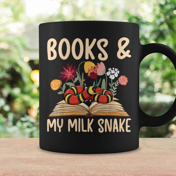 Books & My Milk Snake Owner Milk Snake Lover Milk Snakes Graphic Print Coffee Mug Gifts ideas