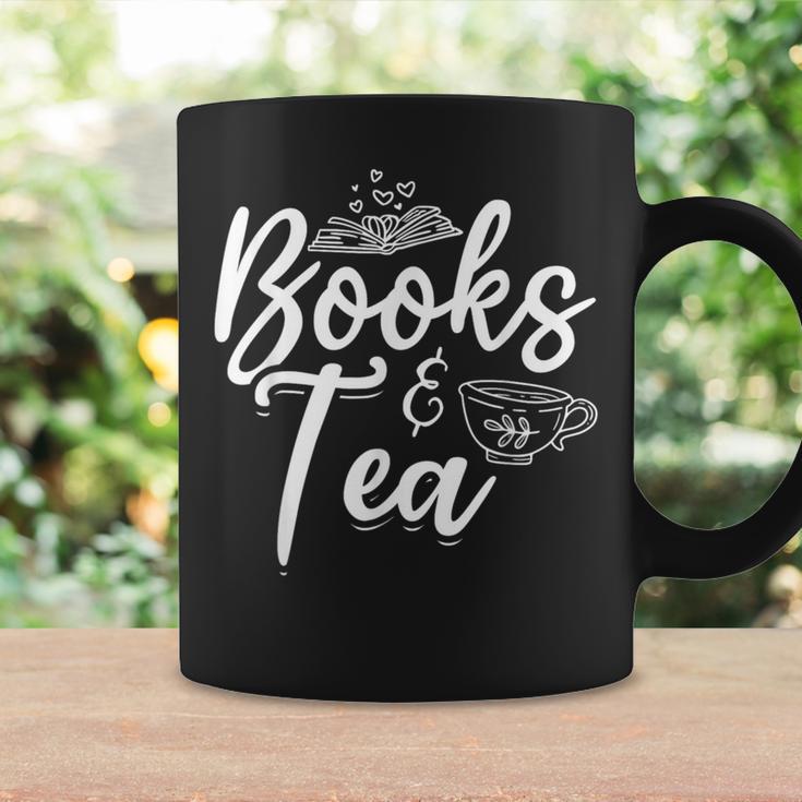 Books & Tea Book Reading Bookworm Read Books Librarian Graphic Print Coffee Mug Gifts ideas