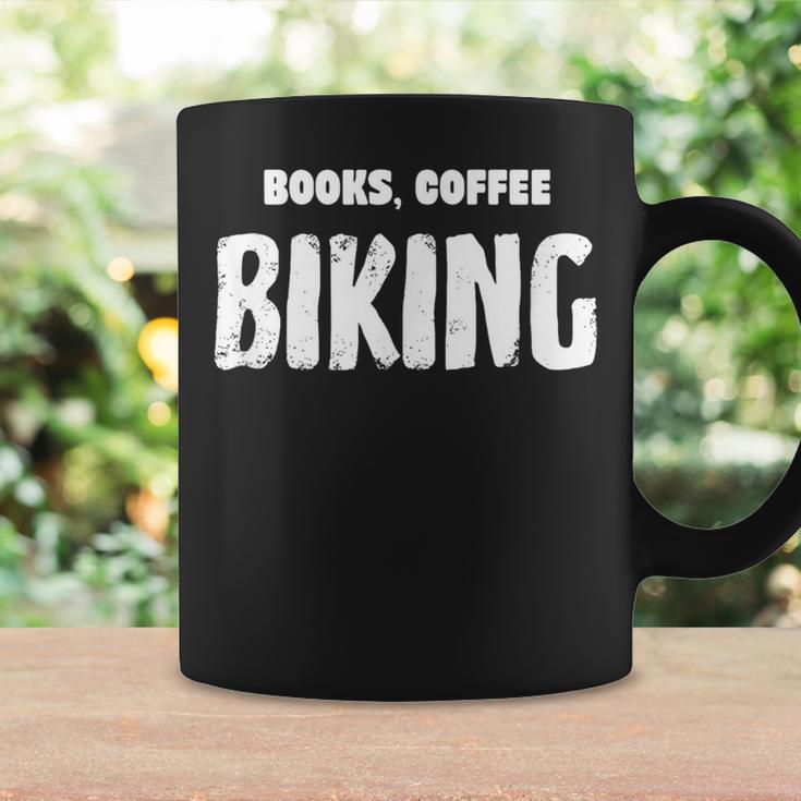Books Coffee Biking Graphic Print Coffee Mug Gifts ideas