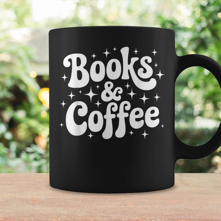 Books And Coffee Retro Reading Quote Graphic Print Coffee Mug Gifts ideas