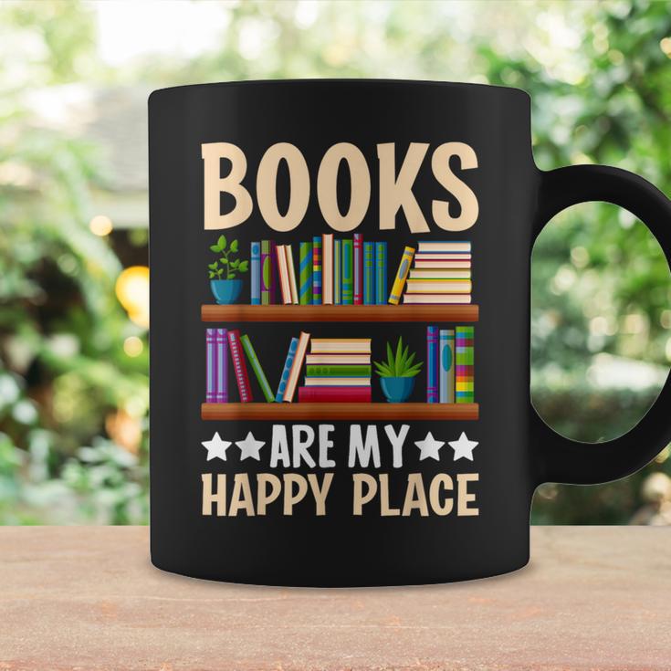 Books Are My Happy Place Graphic Print Coffee Mug Gifts ideas