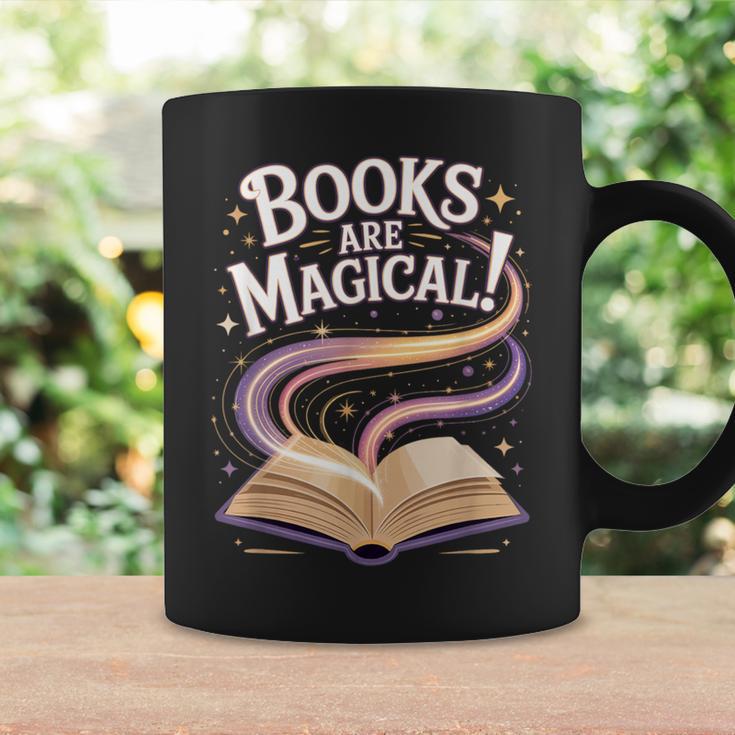 Books Are Magical Graphic Print Coffee Mug Gifts ideas