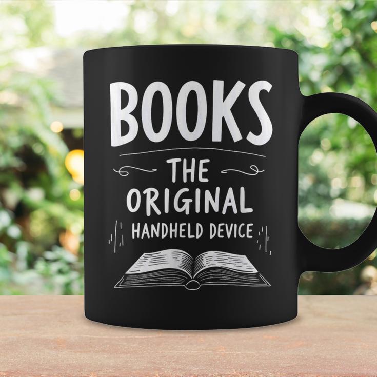 Books The Original Handheld Device Book Reading Graphic Print Coffee Mug Gifts ideas