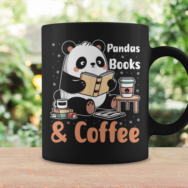 Books Reading Reader Panda Panda Books And Coffee Graphic Print Coffee Mug Gifts ideas