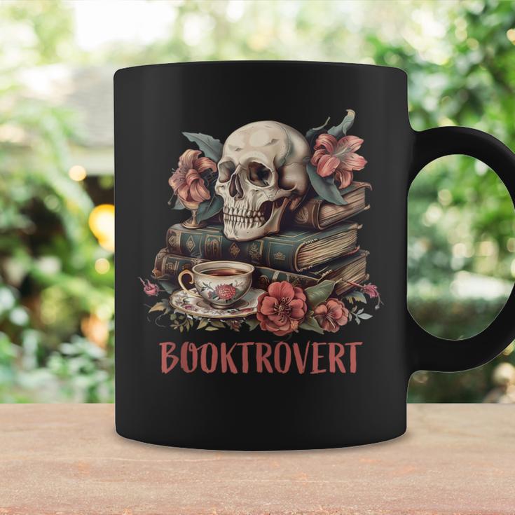 Booktrovert Skull Books Tea Flower Gothic Bookworm Bookish Graphic Print Coffee Mug Gifts ideas Booktrovert Skull Books Tea Flower Gothic Bookworm Bookish Graphic Print Coffee Mug Gifts ideas