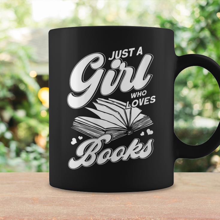 Bookworm Book Reading Just A Girl Who Loves To Read Books Graphic Print Coffee Mug Gifts ideas
