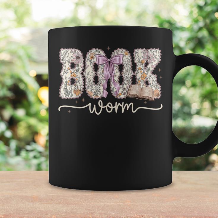 Bookworm Coquette Bow Floral Bookish Reading Book Lovers Graphic Print Coffee Mug Gifts ideas Bookworm Coquette Bow Floral Bookish Reading Book Lovers Graphic Print Coffee Mug Gifts ideas