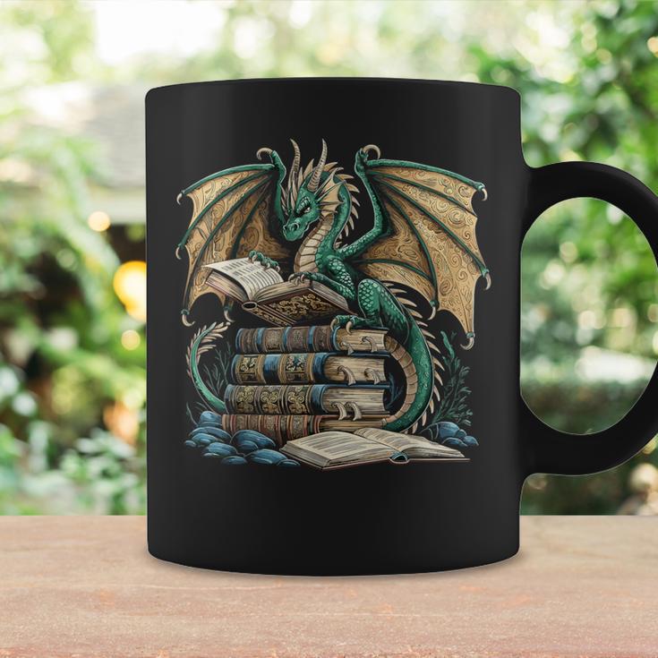 Bookworm Dragons Reading Book Dragons And Books Graphic Print Coffee Mug Gifts ideas