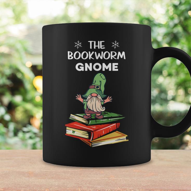 The Bookworm Gnome Christmas Gnome Book Reading Enthusiast Graphic Print Coffee Mug Gifts ideas
