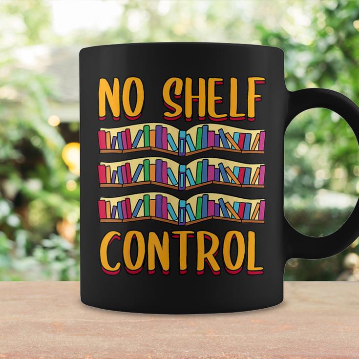 Bookworm No Shelf Control Book Lover Reading Graphic Print Coffee Mug Gifts ideas