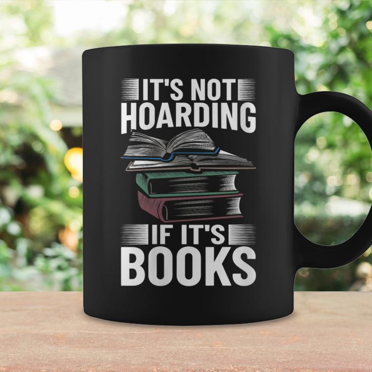 Bookworm Outfit Book Lover It's Not Hoarding If It's Books Graphic Print Coffee Mug Gifts ideas
