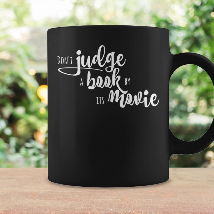 Bookworm Shirt For Book Lover Don't Judge a Book Graphic Print Coffee Mug Gifts ideas
