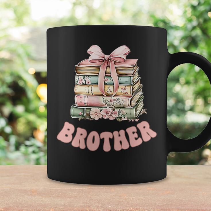 Brother Book First Chapter Birthday Family Matching Party Graphic Print Coffee Mug Gifts ideas
