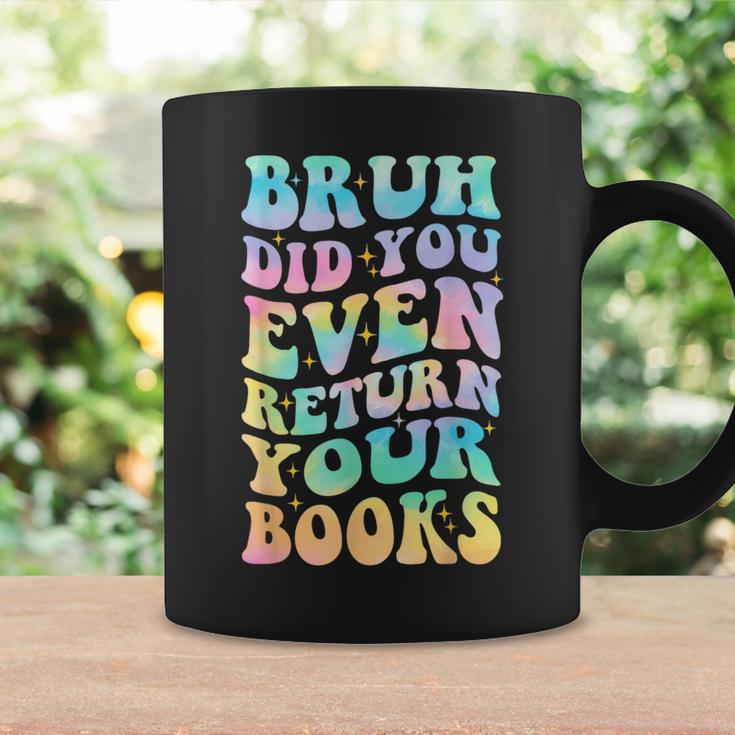 Bruh Return Your Books Librarian School Library Graphic Print Coffee Mug Gifts ideas