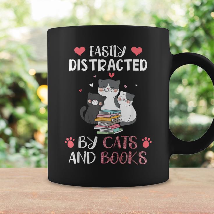 Cat Simply Distracted By Cats And Books Graphic Print Coffee Mug Gifts ideas Cat Simply Distracted By Cats And Books Graphic Print Coffee Mug Gifts ideas