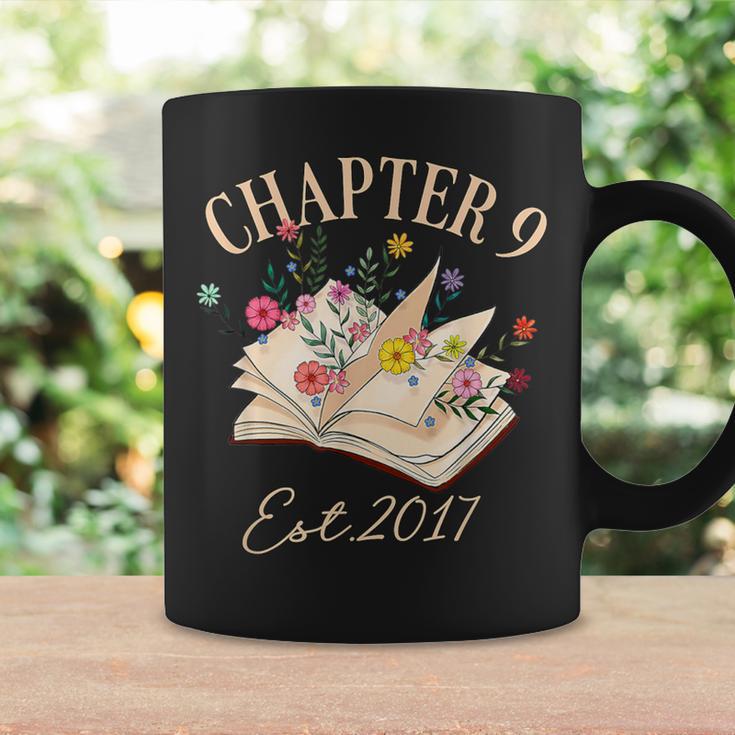 Chapter 9 Years Old For Book Lover 9th Birthday Bookworm Graphic Print Coffee Mug Gifts ideas