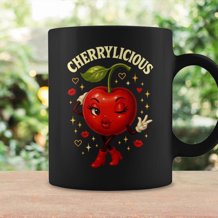 Cherrylicious キュート チェリー さくらんぼ おもしろフルーツ コーヒーマグ ギフトのアイデア