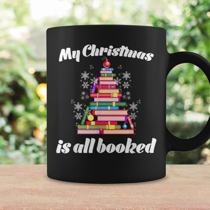 My Christmas Is All Booked Merry Bookmas For Book Lover Graphic Print Coffee Mug Gifts ideas