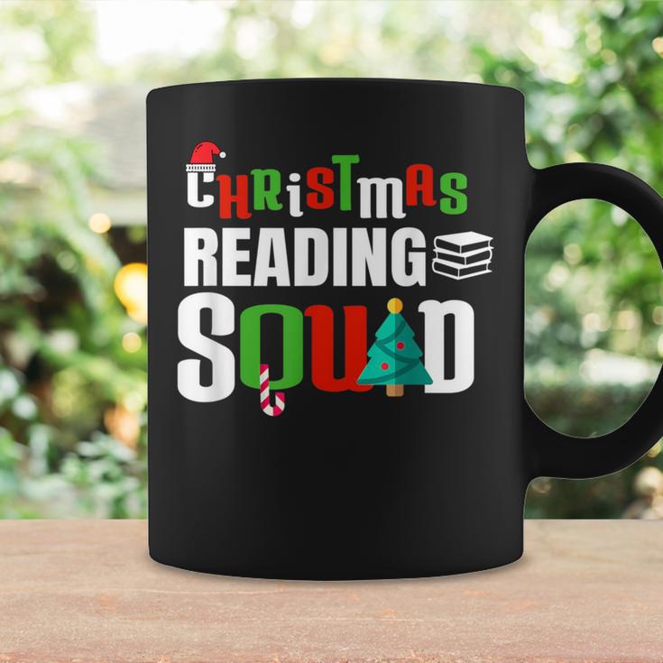 Christmas Reading Squad Xmas Book Lover Bookworm Literature Graphic Print Coffee Mug Gifts ideas