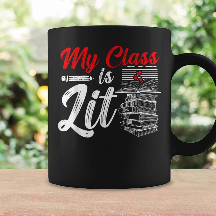 My Class Is Lit For a Book Lovers Readers Reading Graphic Print Coffee Mug Gifts ideas My Class Is Lit For a Book Lovers Readers Reading Graphic Print Coffee Mug Gifts ideas