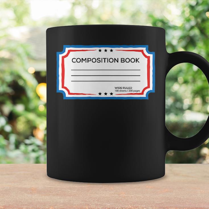 Classic Composition Book Cover Teachers And Students Graphic Print Coffee Mug Gifts ideas