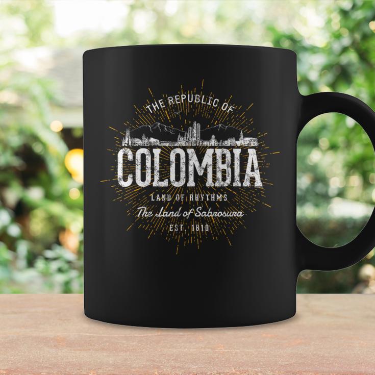 Colombia ヴィンテージスタイルのレトロなコロンビア コーヒーマグ ギフトのアイデア